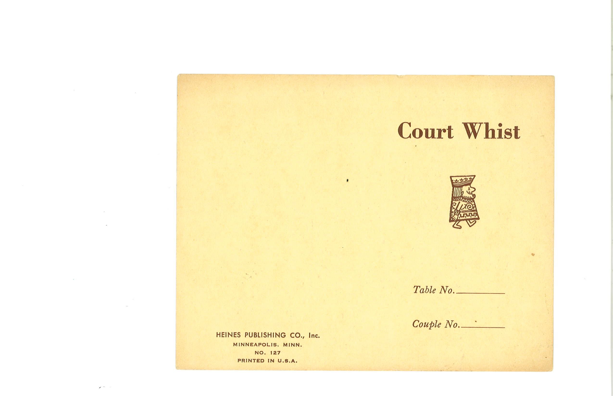 Court Whist box art