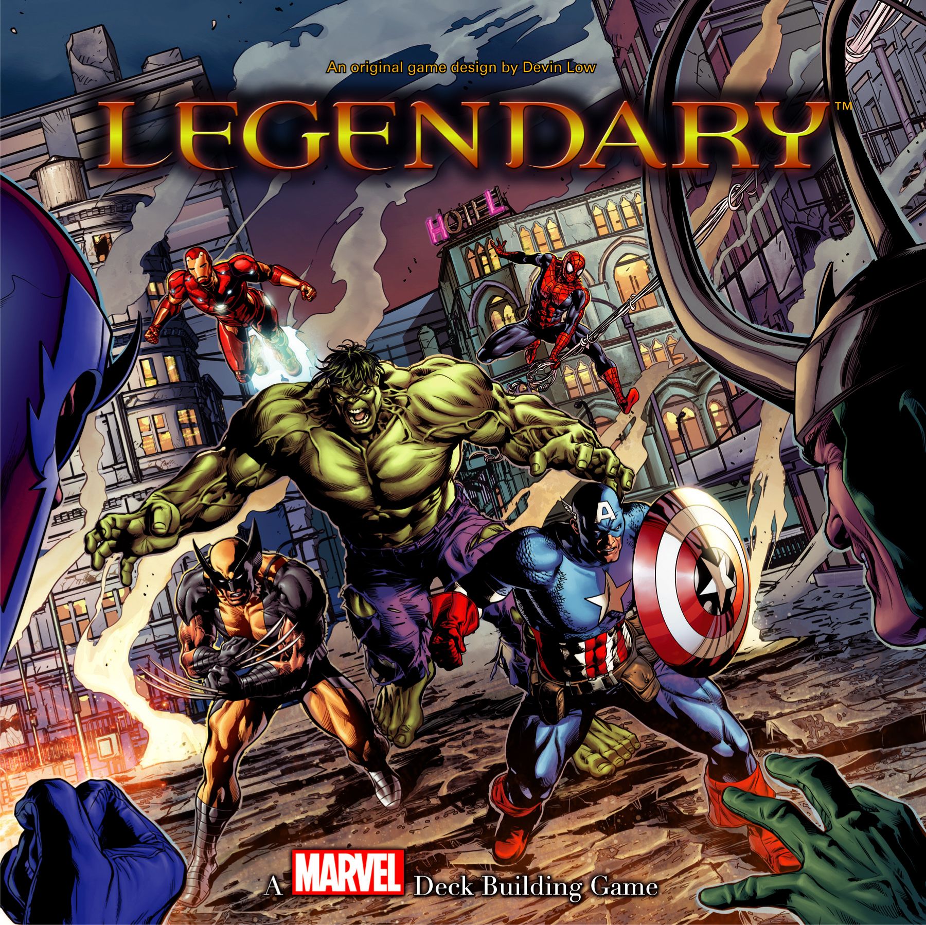 Legendary: A Marvel Deck Building Game box art