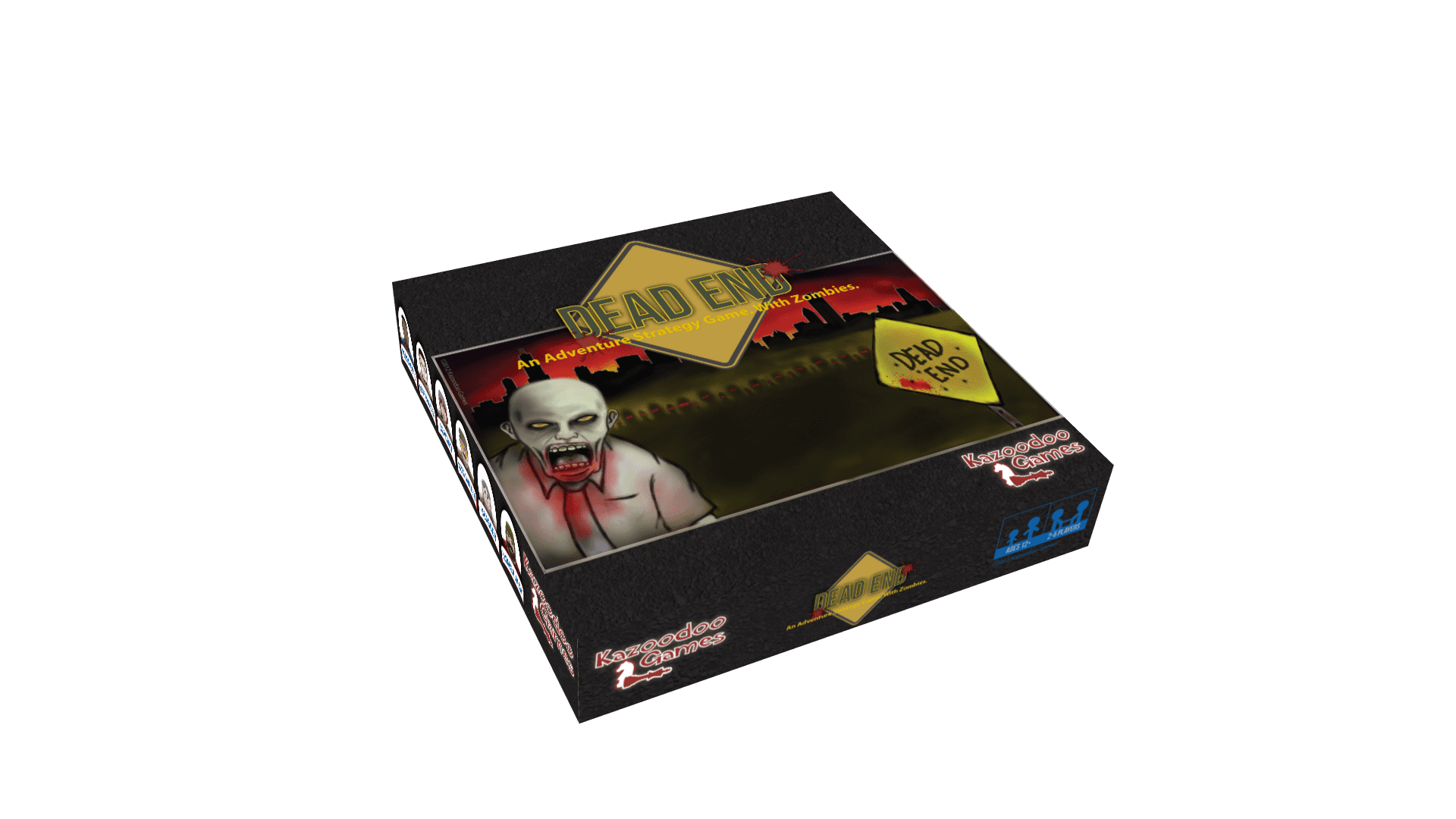 Dead End: An Adventure Strategy Game. With Zombies. box art