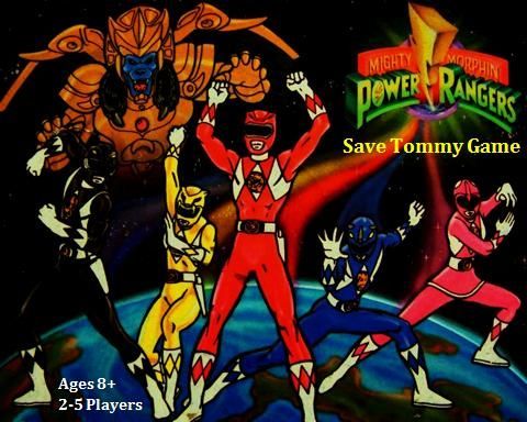 Mighty Morphin Power Rangers: Save Tommy Game doboz
