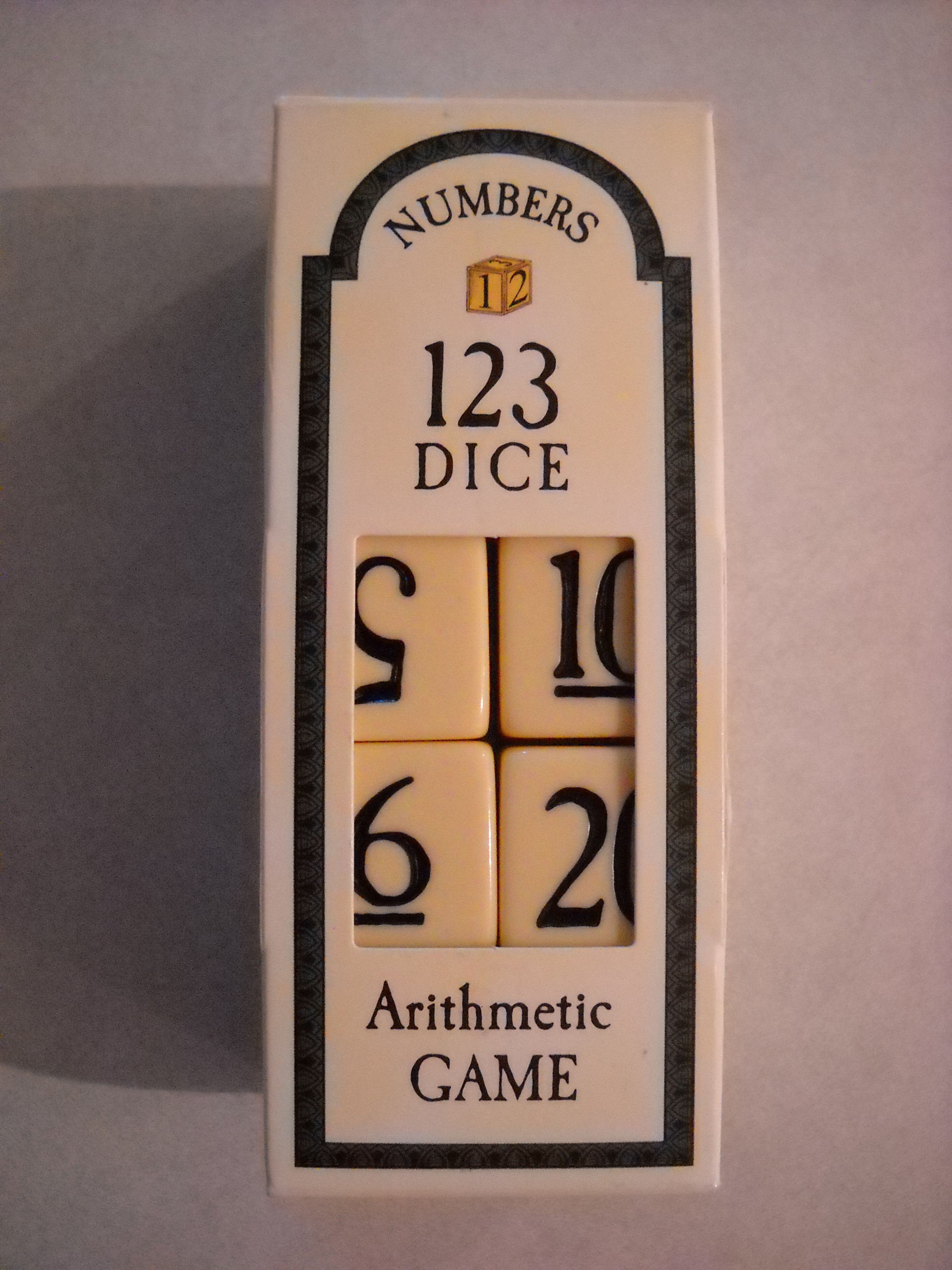 123 Dice doboz