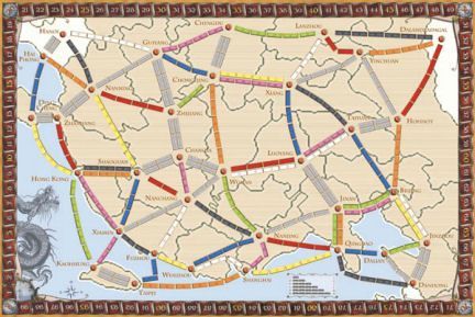 China (fan expansion for Ticket to Ride) box art