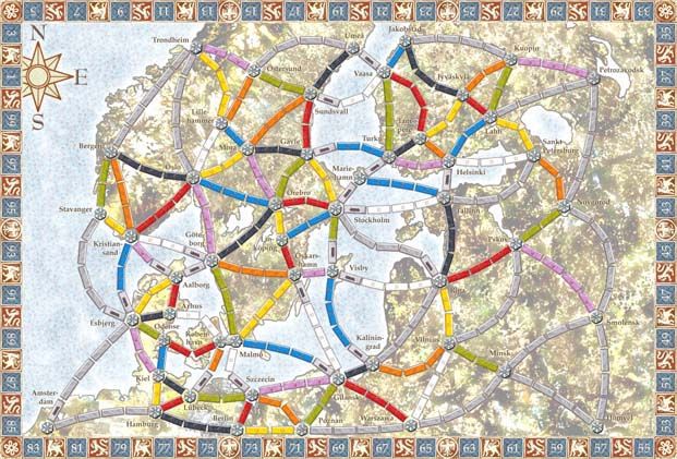 Scandinavia (fan expansion for Ticket to Ride) doboz