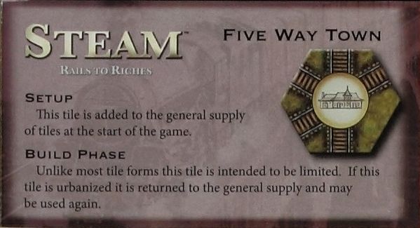 Steam: Five Way Town doboz