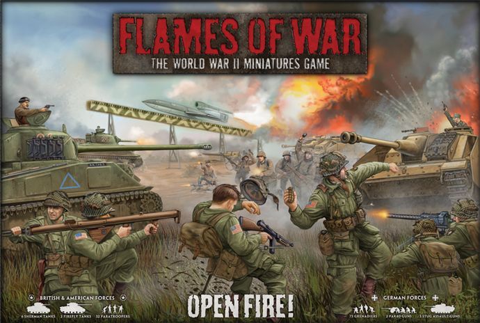 Coperta Flames of War: Open Fire!