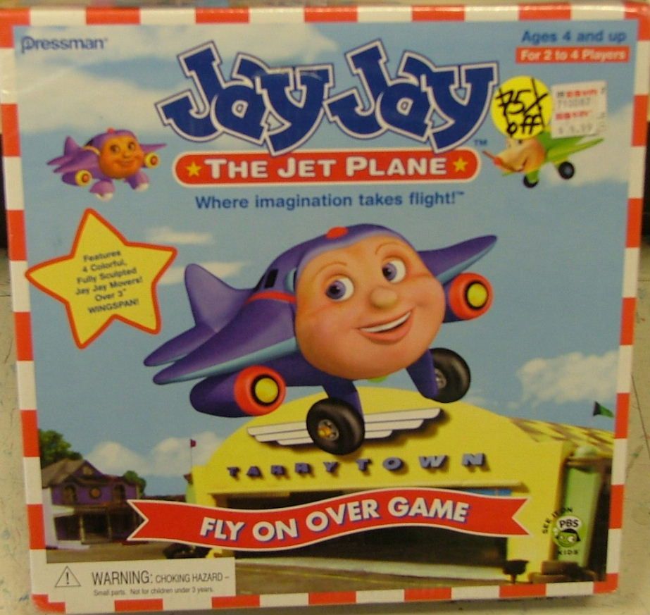Jay Jay The Jet Plane Fly On Over Game box art