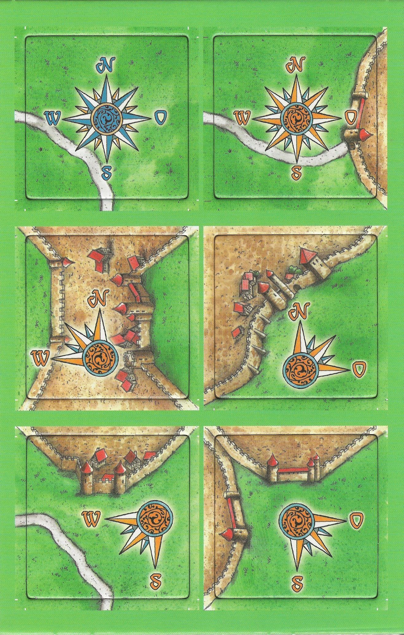 Carcassonne: Die Windrosen box art
