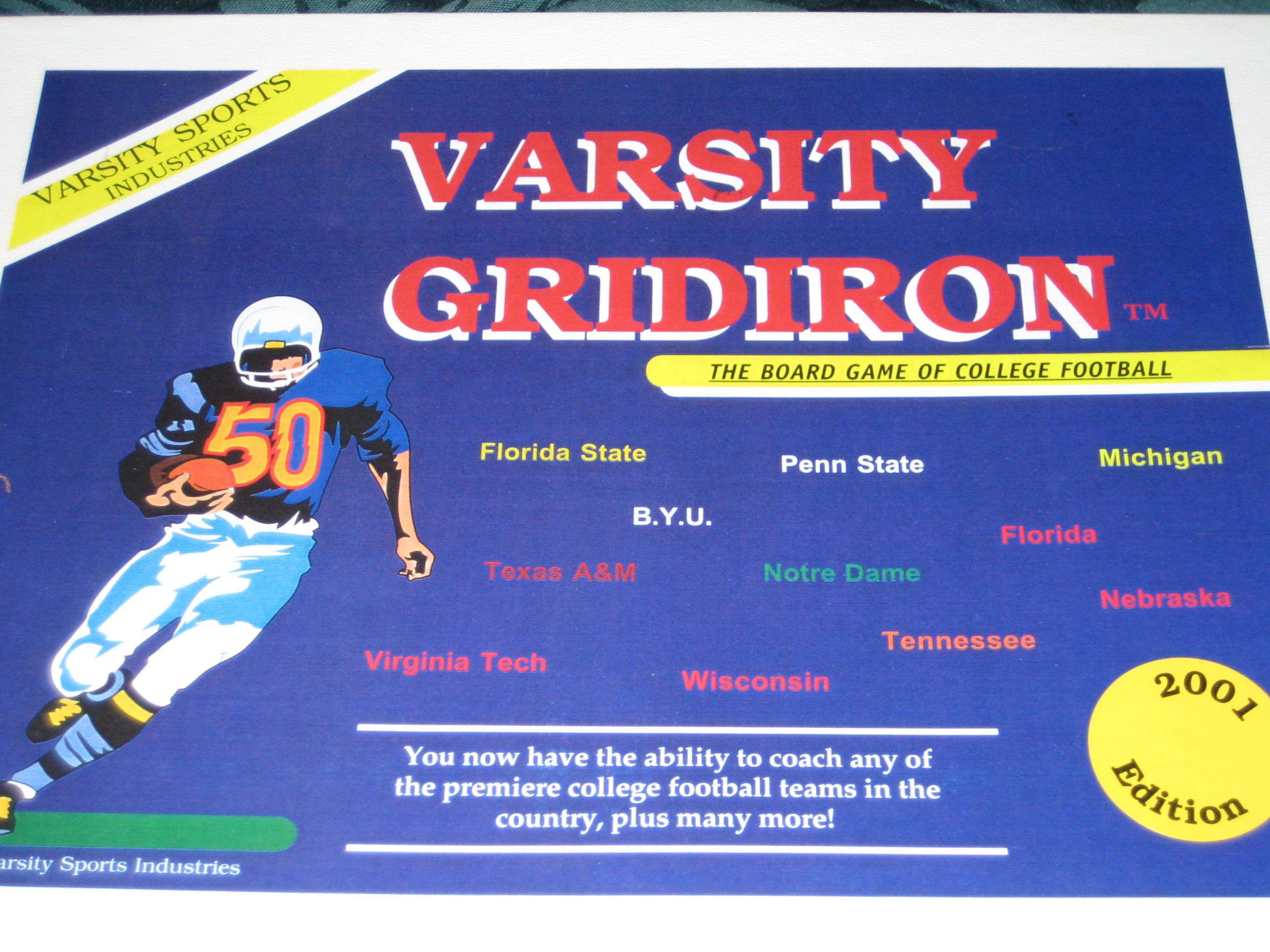 Coperta Varsity Gridiron Football