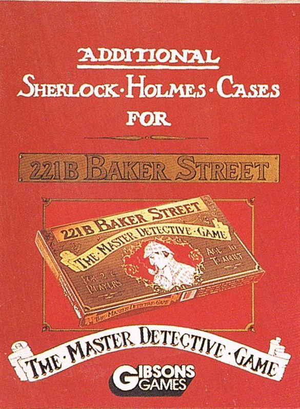 Additional Sherlock Holmes Cases for 221B Baker Street, The Master Detective Game doboz