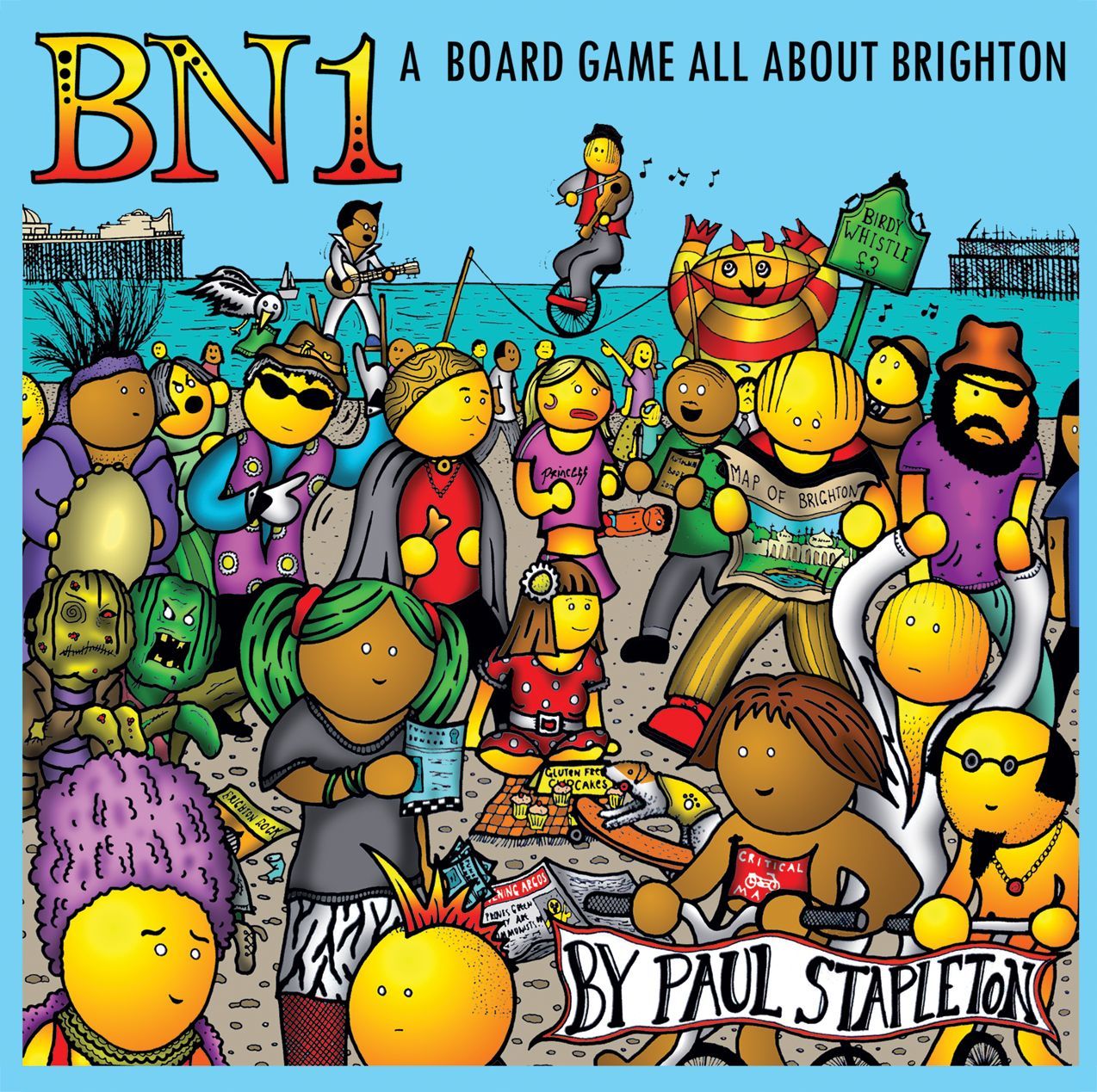 BN1: A Board Game All About Brighton box art