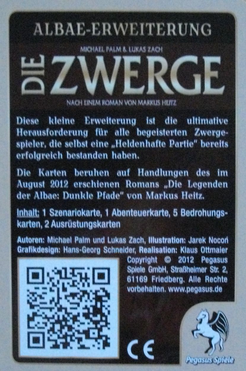 Die Zwerge: Albae Expansion box art