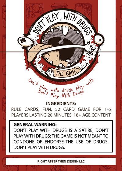 Don't Play With Drugs: The Game box art