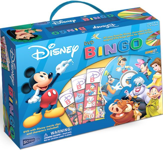 Disney DVD Bingo box art