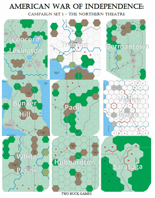 American War of Independence: Campaign Set 1 – The Northern Theatre doboz
