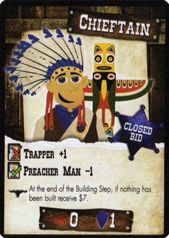 Coperta Wild Fun West: Chieftain promo card