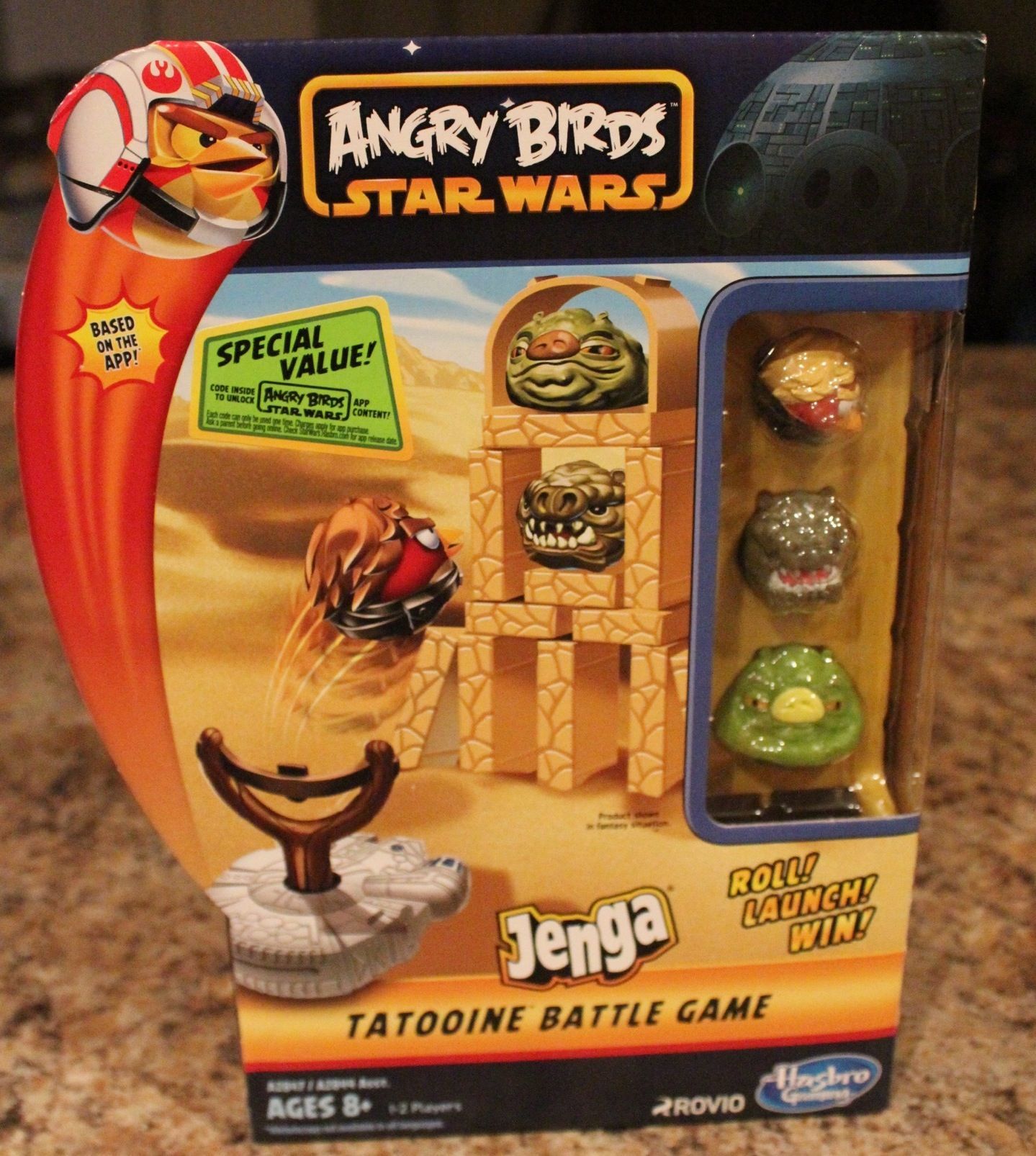 Angry Birds: Star Wars – Jenga Tatooine Battle Game box art