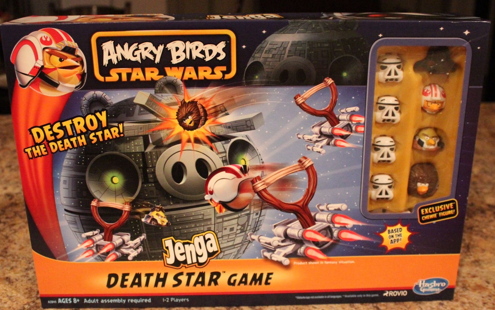 Angry Birds: Star Wars – Jenga Death Star Game box art