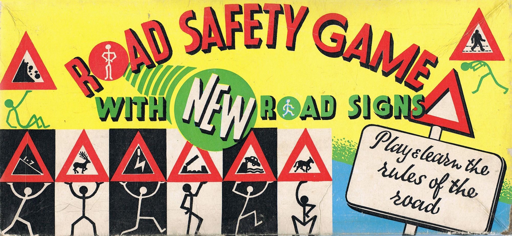 Road Safety Game With New Road Signs box art