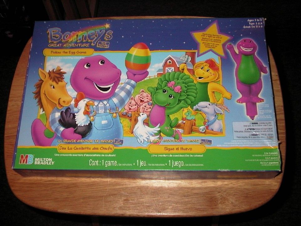 Coperta Barney's Follow the Egg Game