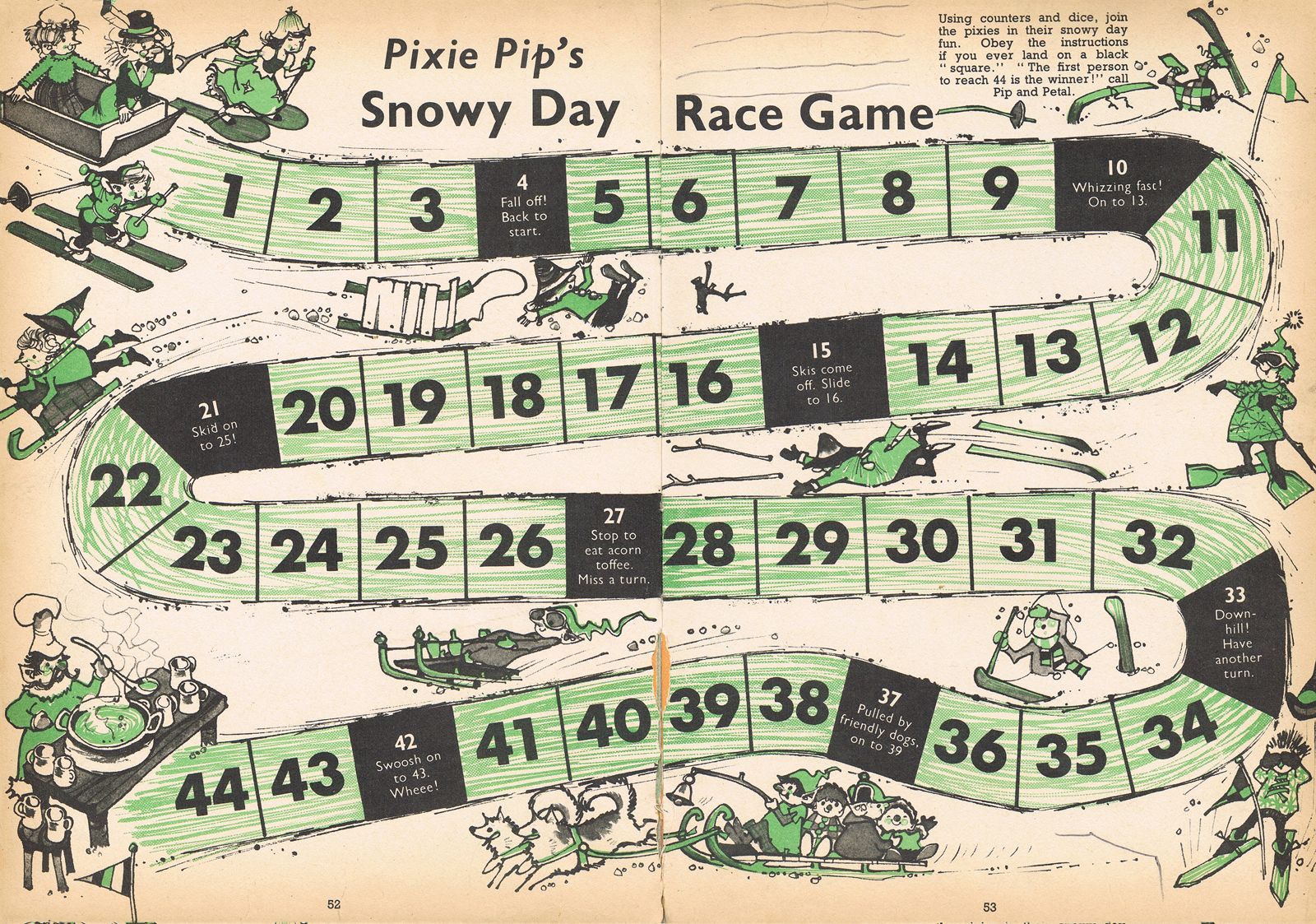 Pixie Pip's Snowy Day Race Game doboz