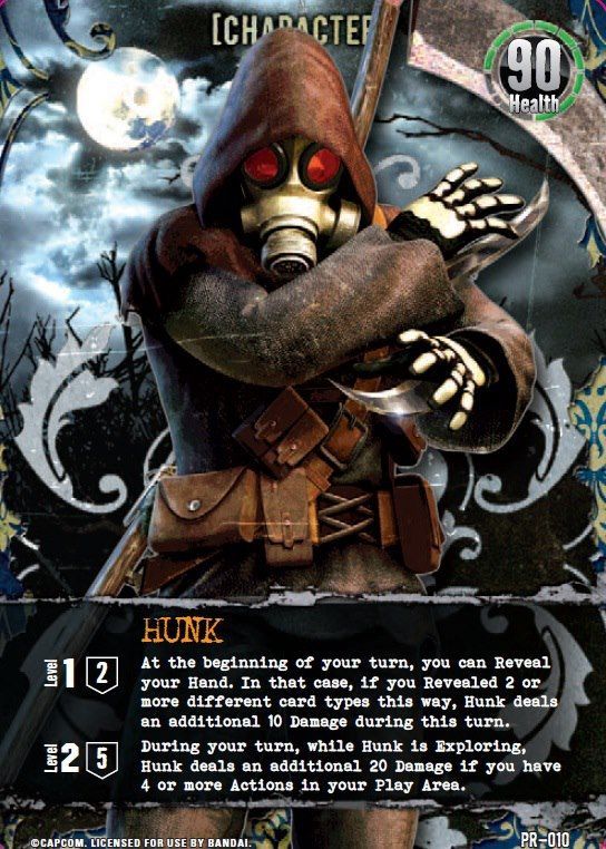 Resident Evil Deck Building Game: Cloak Hunk Promo doboz
