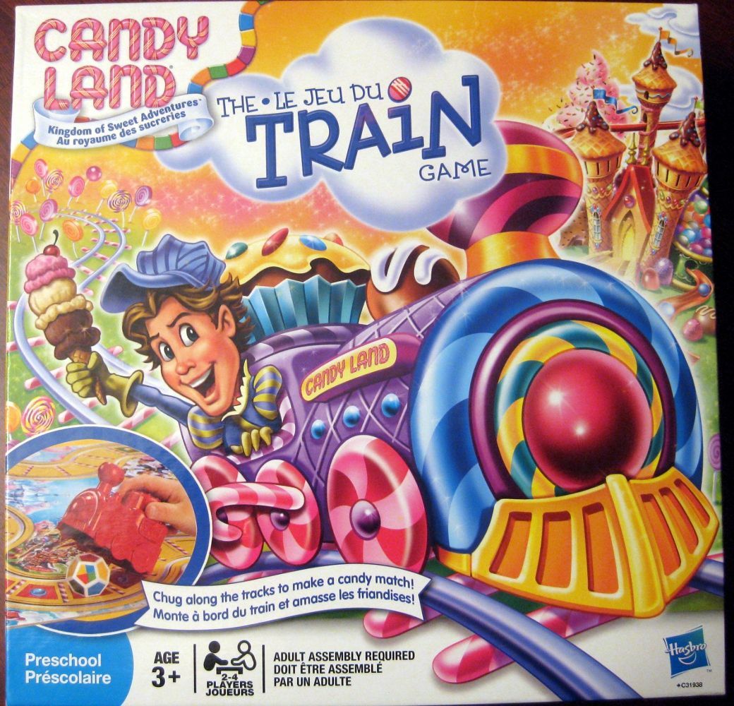 Candy Land the Train Game doboz