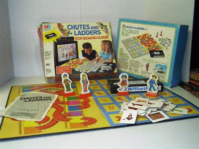 Chutes and Ladders VCR box art