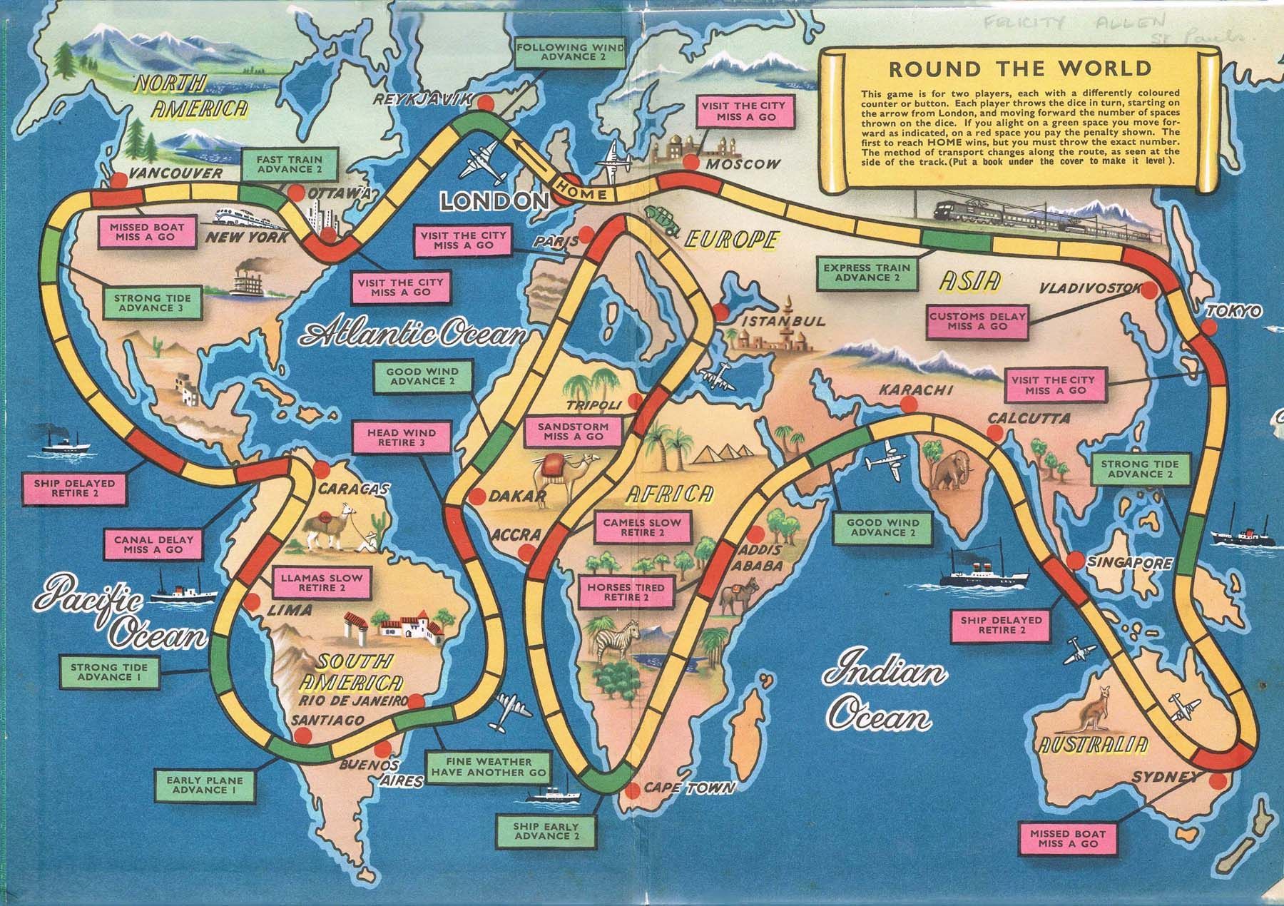 Round the World doboz