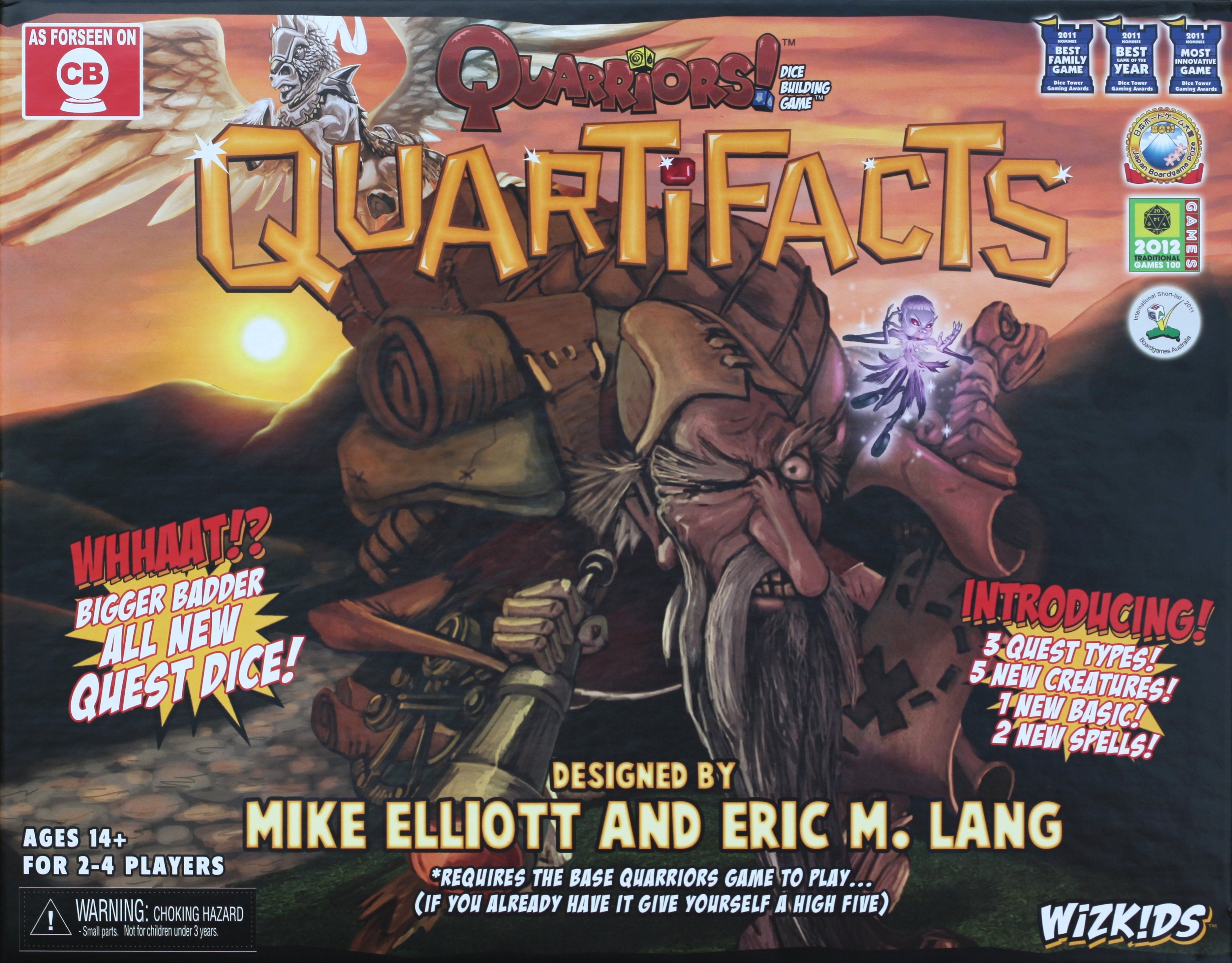 Quarriors! Quartifacts box art
