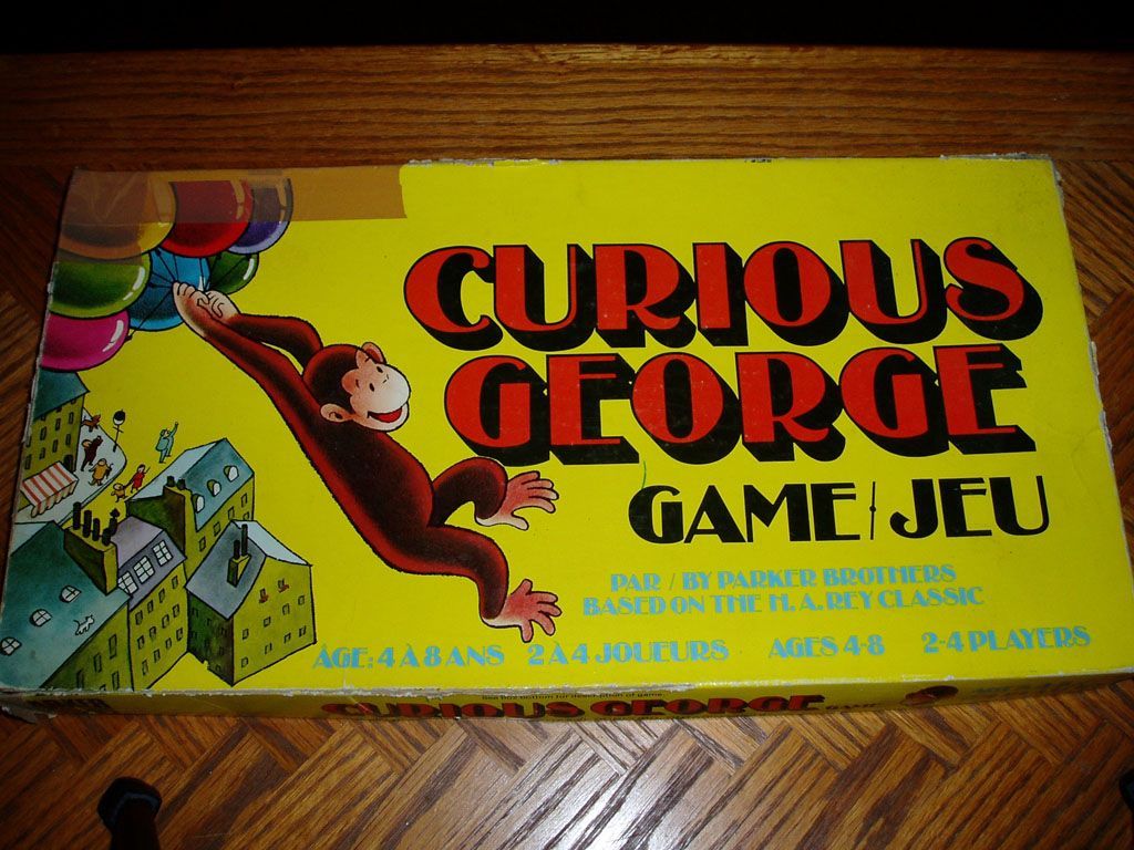 The Curious George Game box art