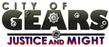 City of Gears: JUSTICE and MIGHT doboz