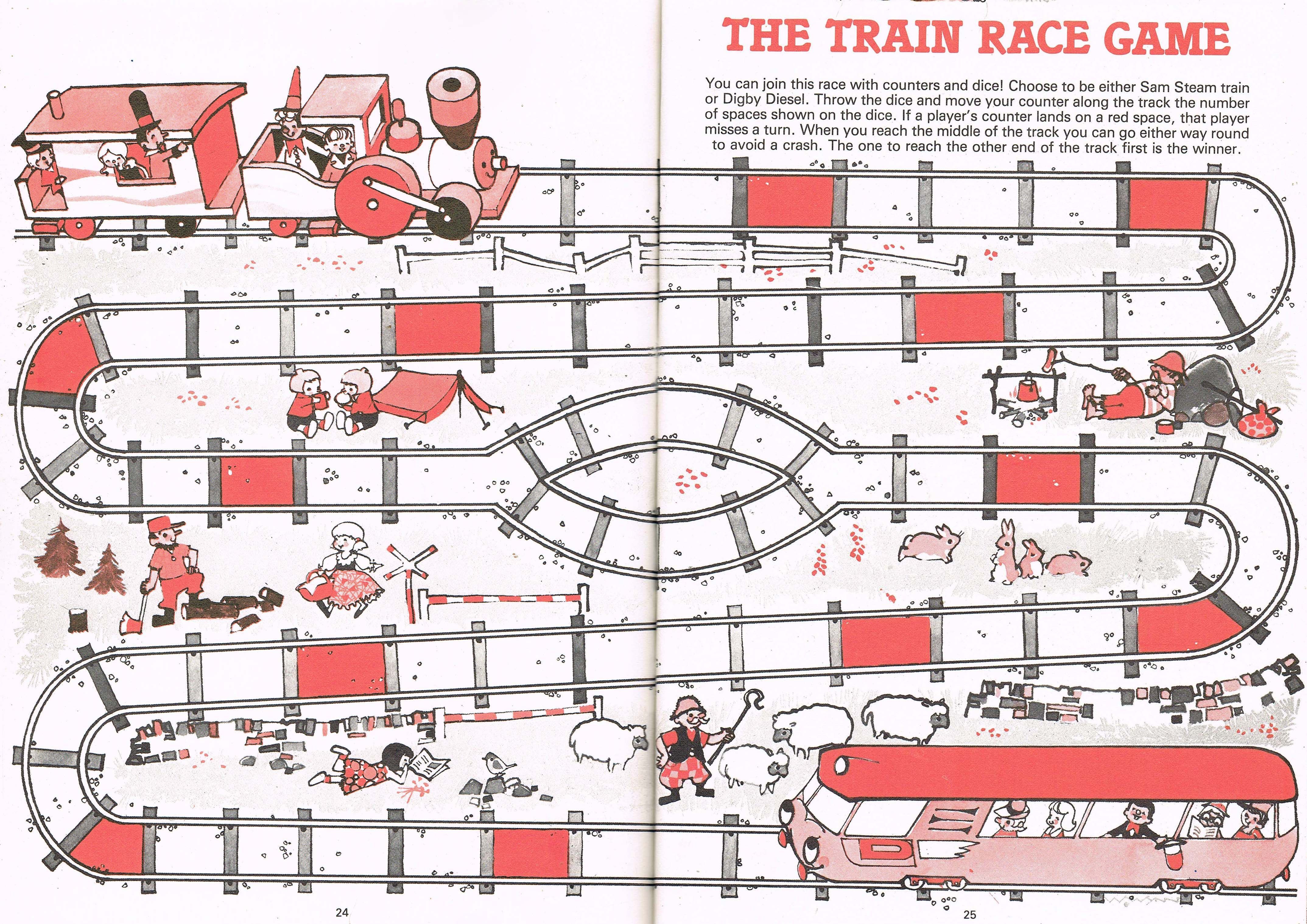 The Train Race Game doboz