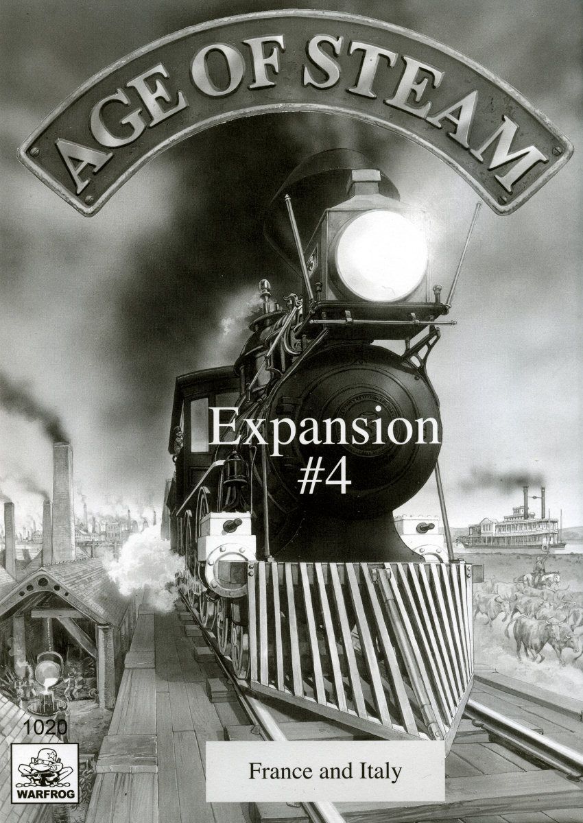 Age of Steam Expansion #4: France and Italy box art