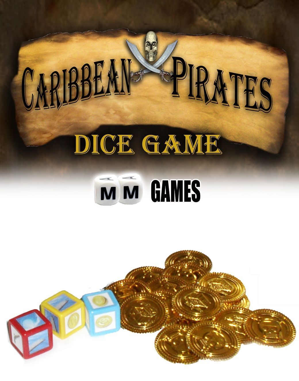 Caribbean Pirates Dice Game doboz