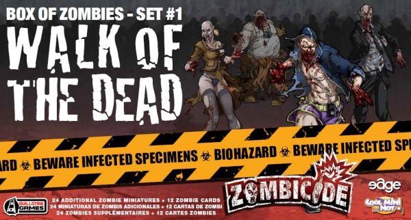 Coperta Zombicide: Box of Zombies – Set #1: Walk of the Dead