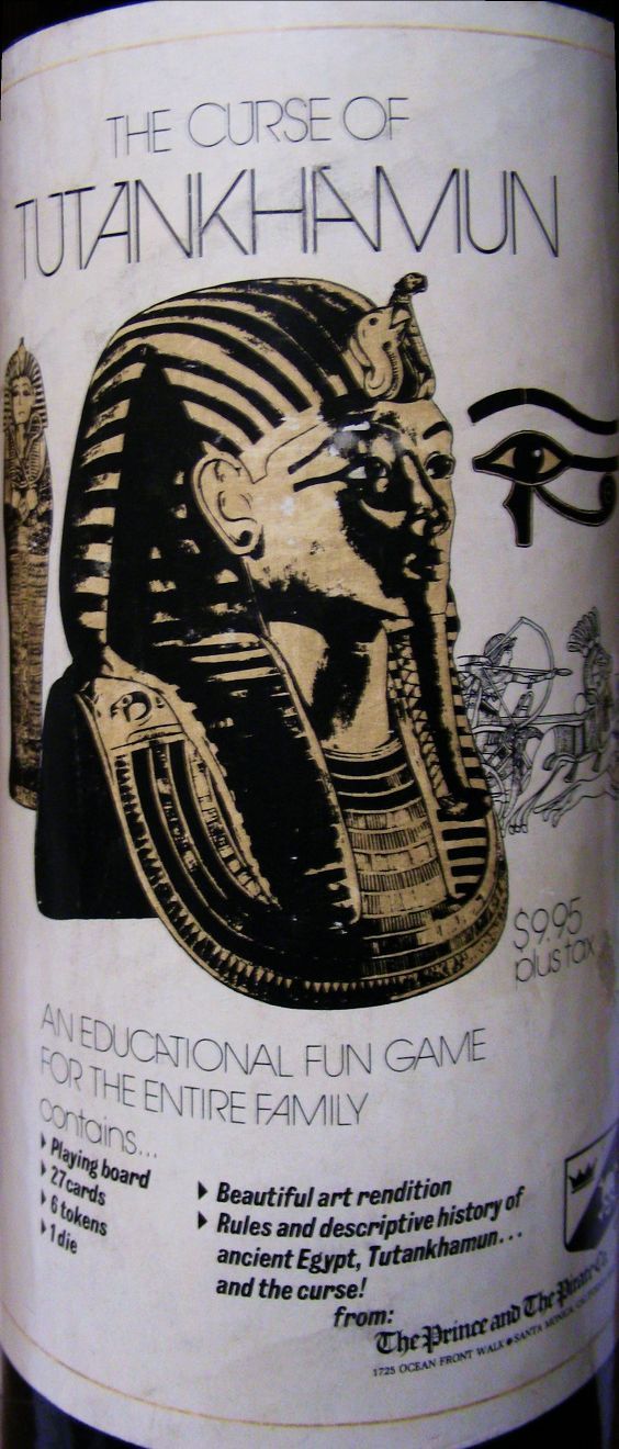 The Curse of Tutankhamun doboz