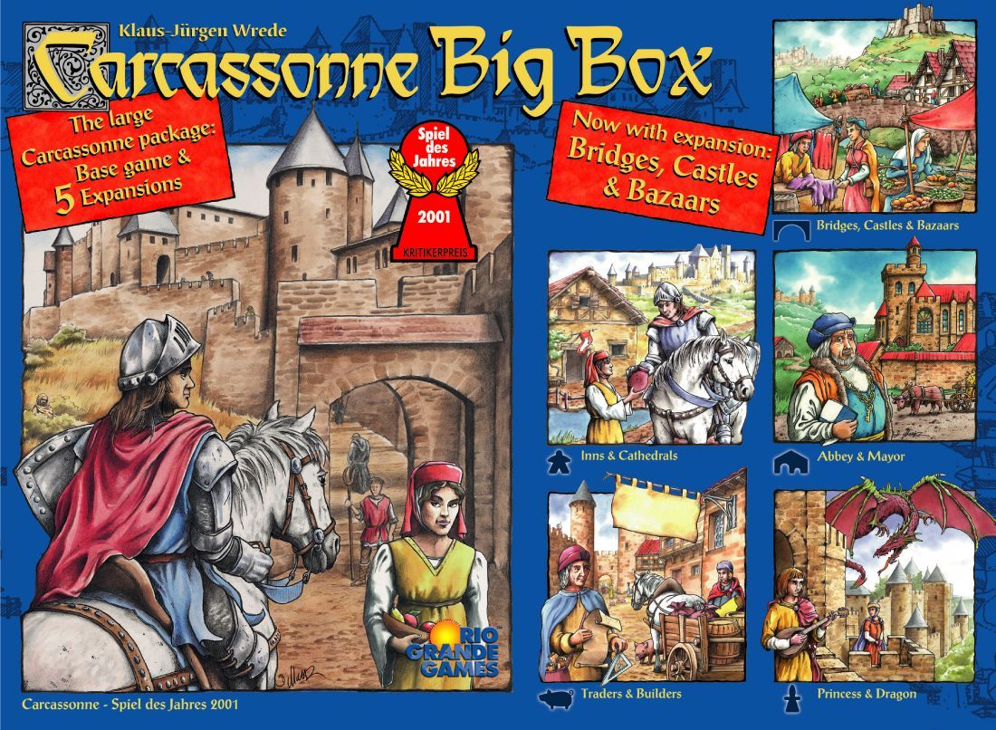 Carcassonne Big Box 3 doboz