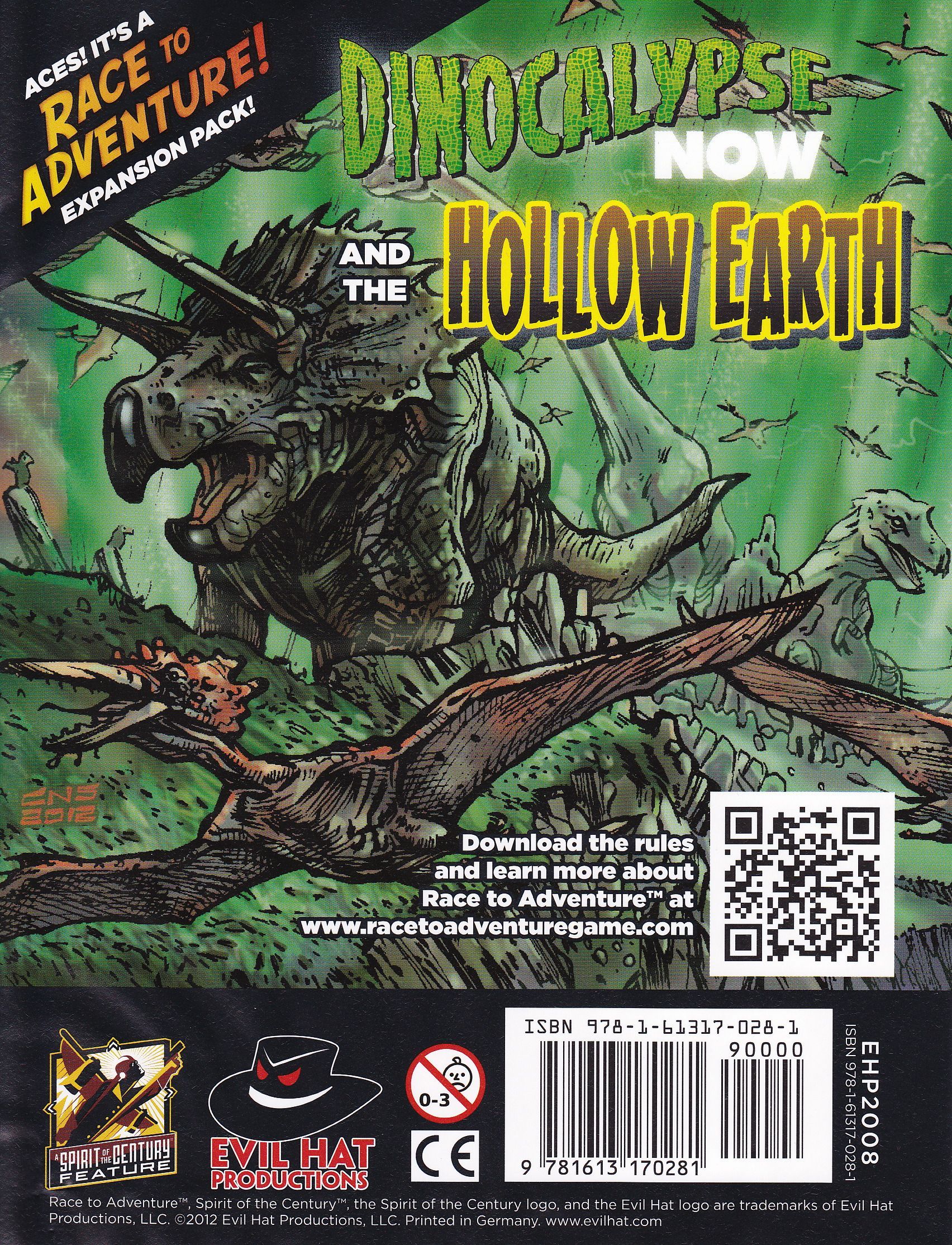 Race to Adventure! Expansion Pack: Dinocalypse Now and the Hollow Earth doboz