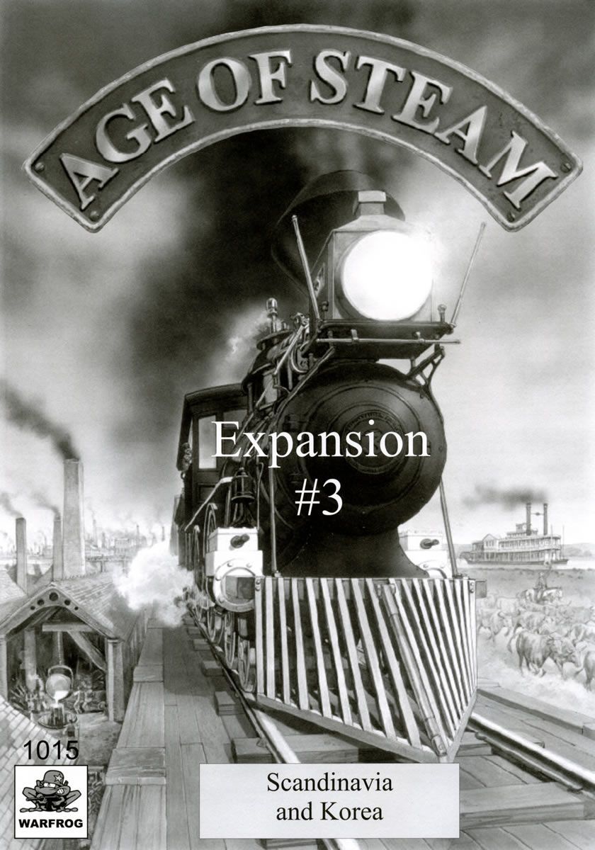 Coperta Age of Steam Expansion #3: Scandinavia and Korea