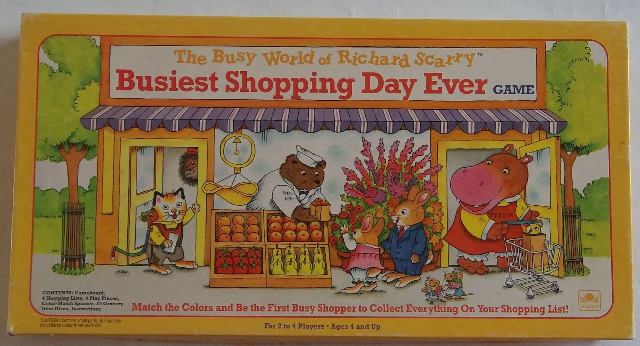 The Busy World of Richard Scarry: Busiest Shopping Day Ever Game box art