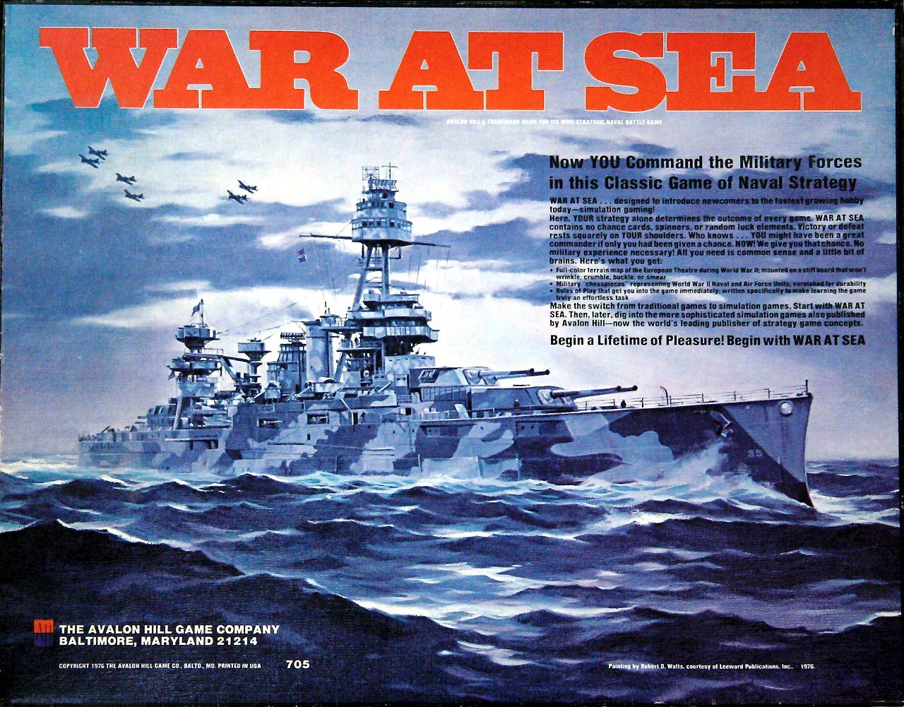 War at Sea doboz