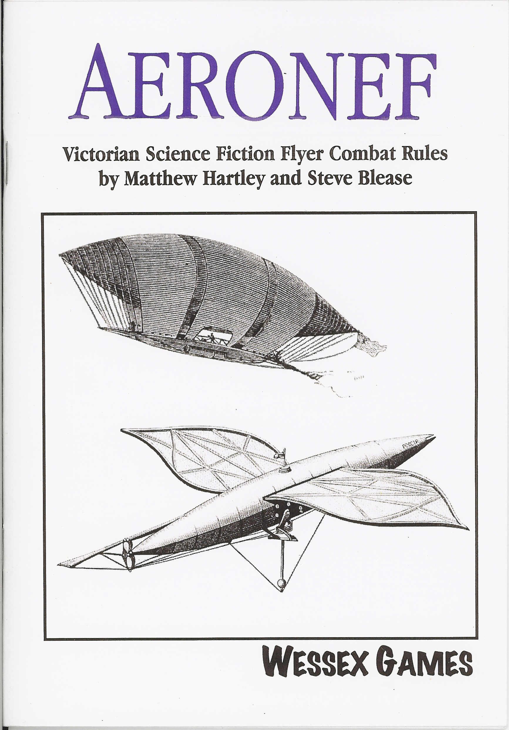 Aeronef: Victorian Science Fiction Flyer Combat Rules doboz