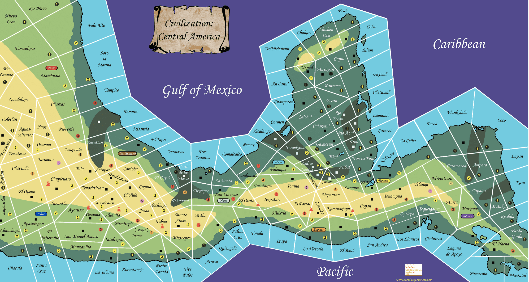 Civilization Central America doboz