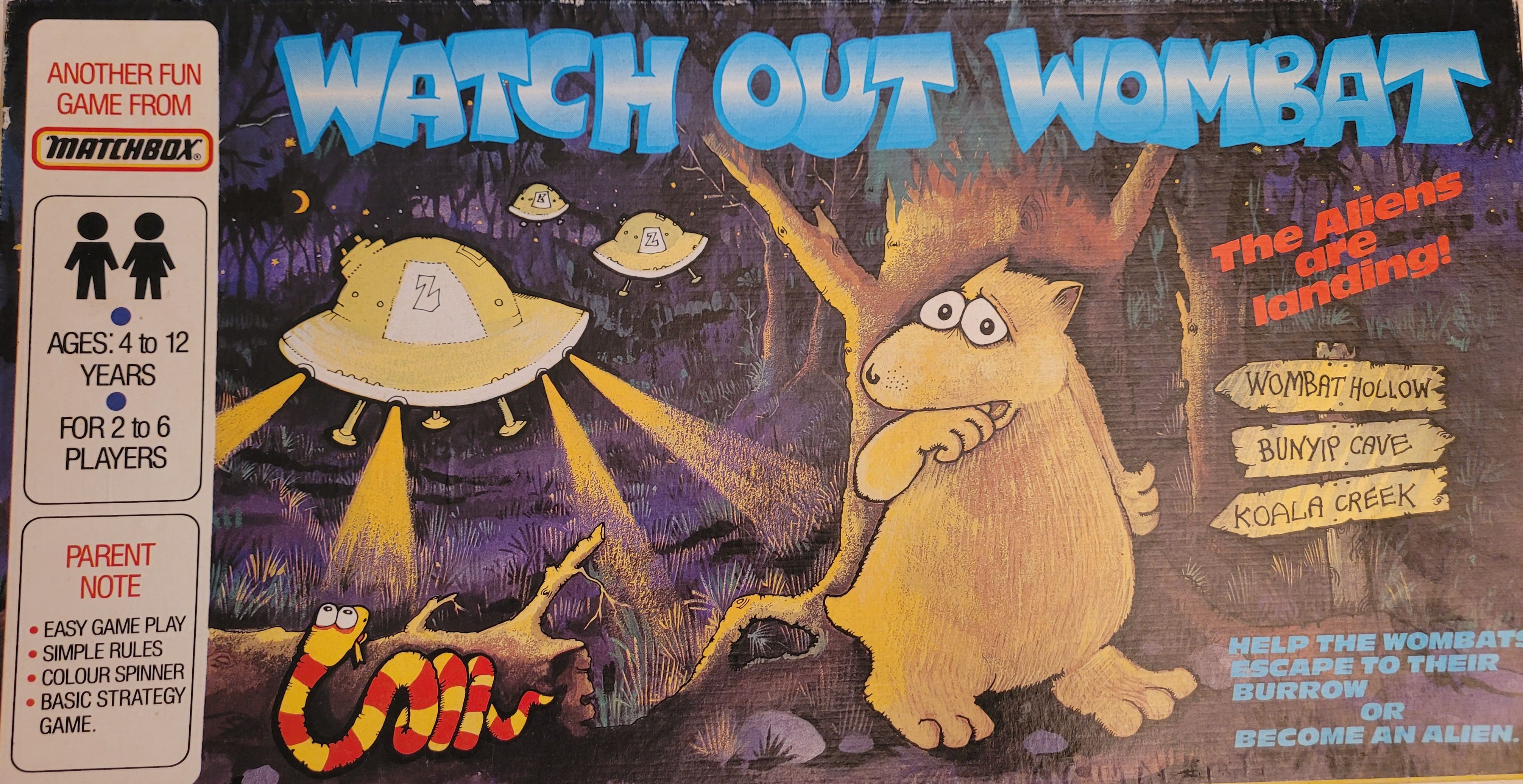 Watch Out Wombat doboz