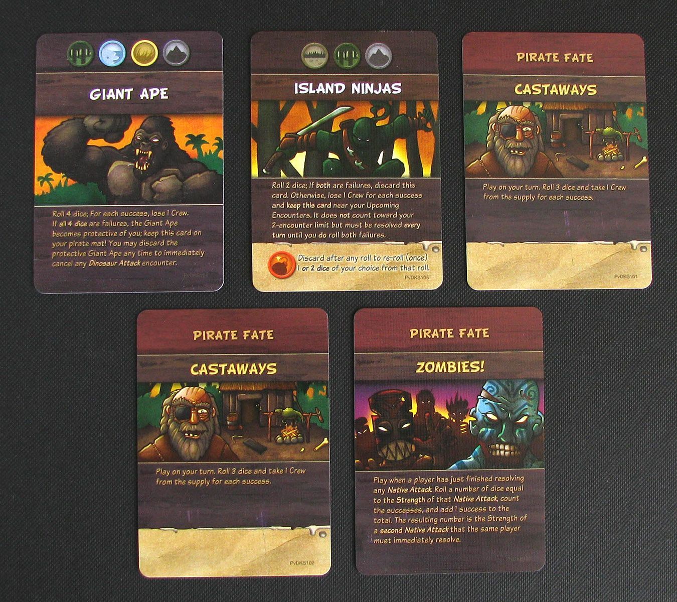 Pirates vs. Dinosaurs: Expansion Cards box art