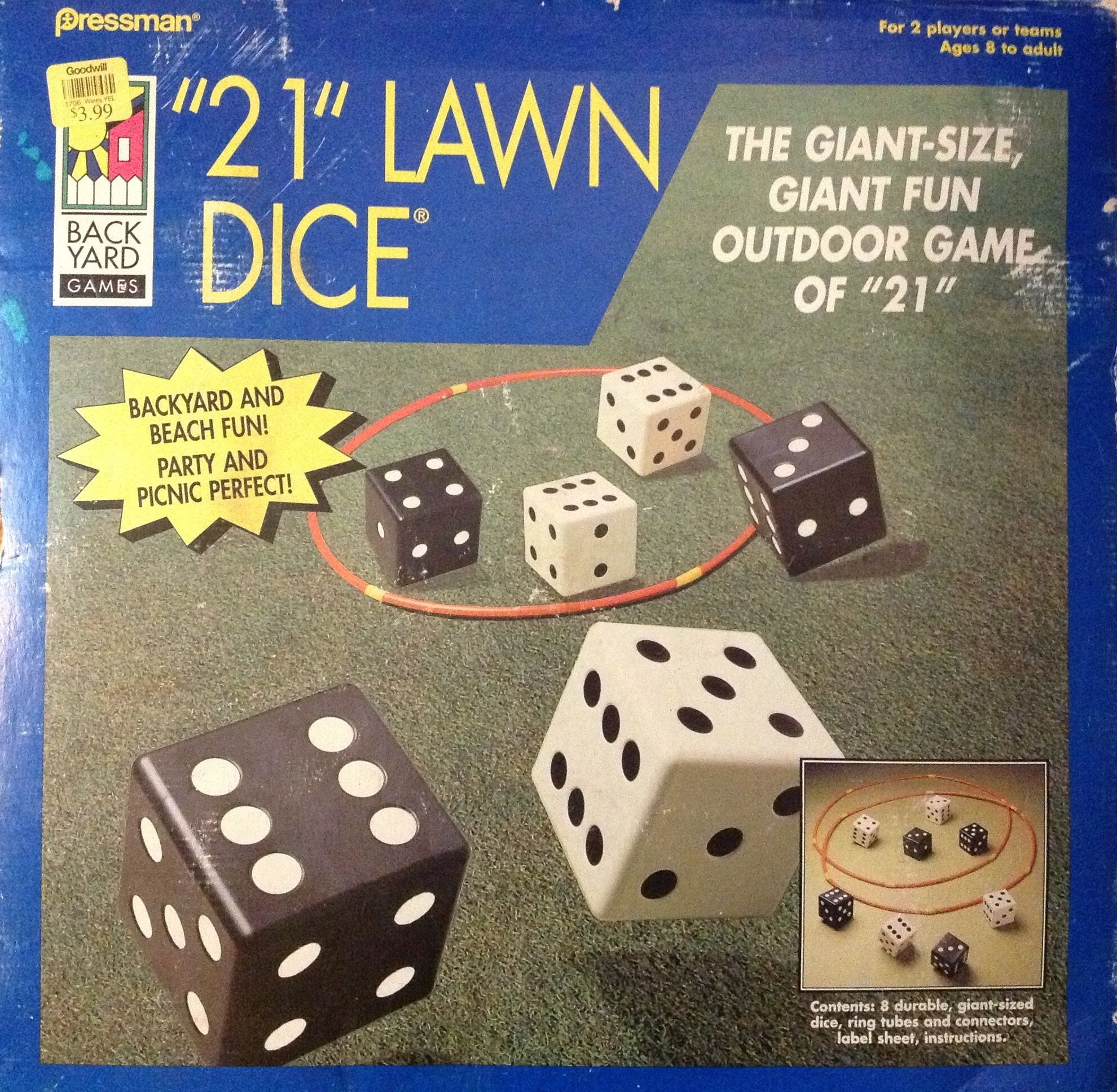 Coperta "21" Lawn Dice