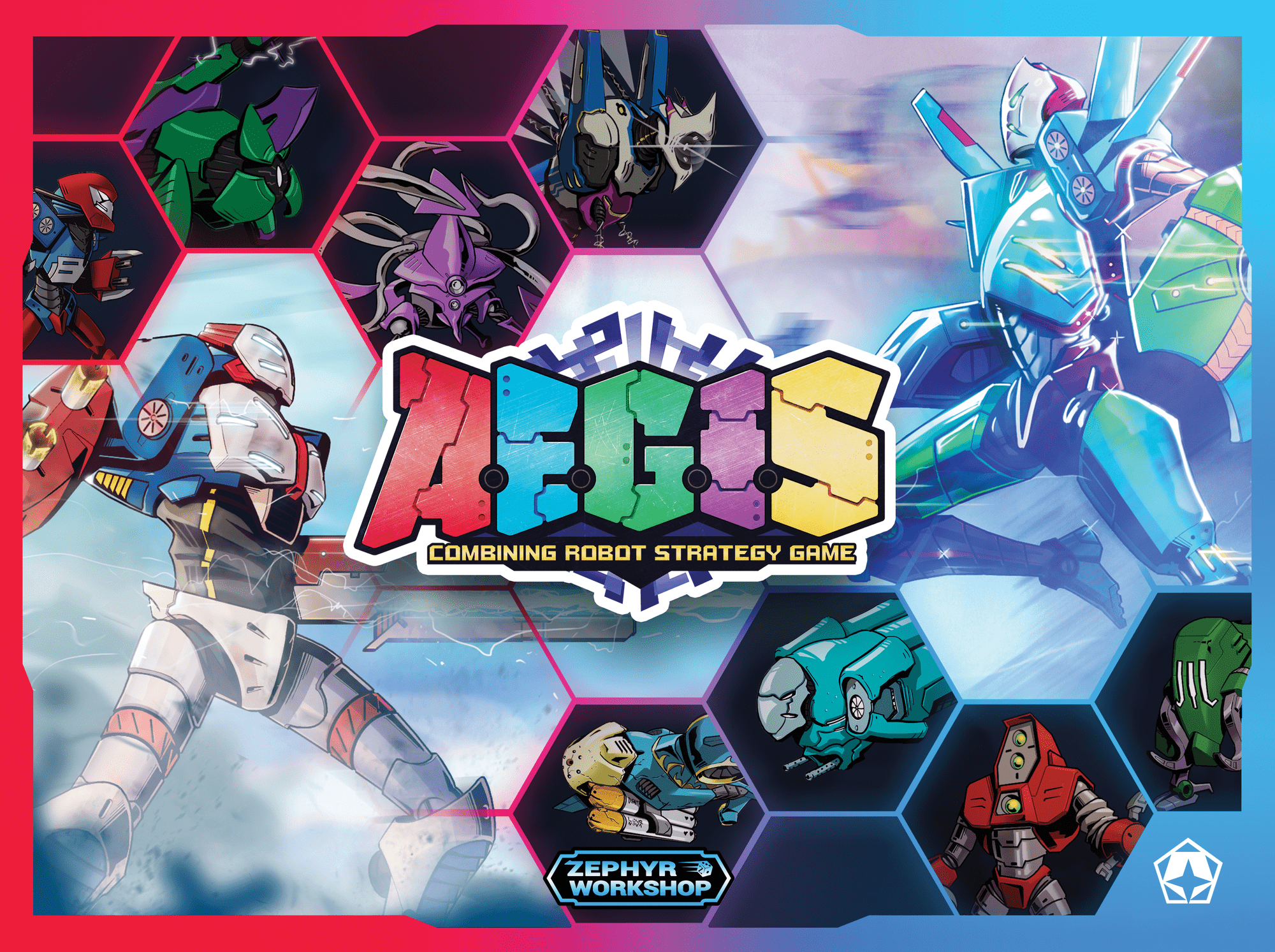 AEGIS: Combining Robot Strategy Game box art
