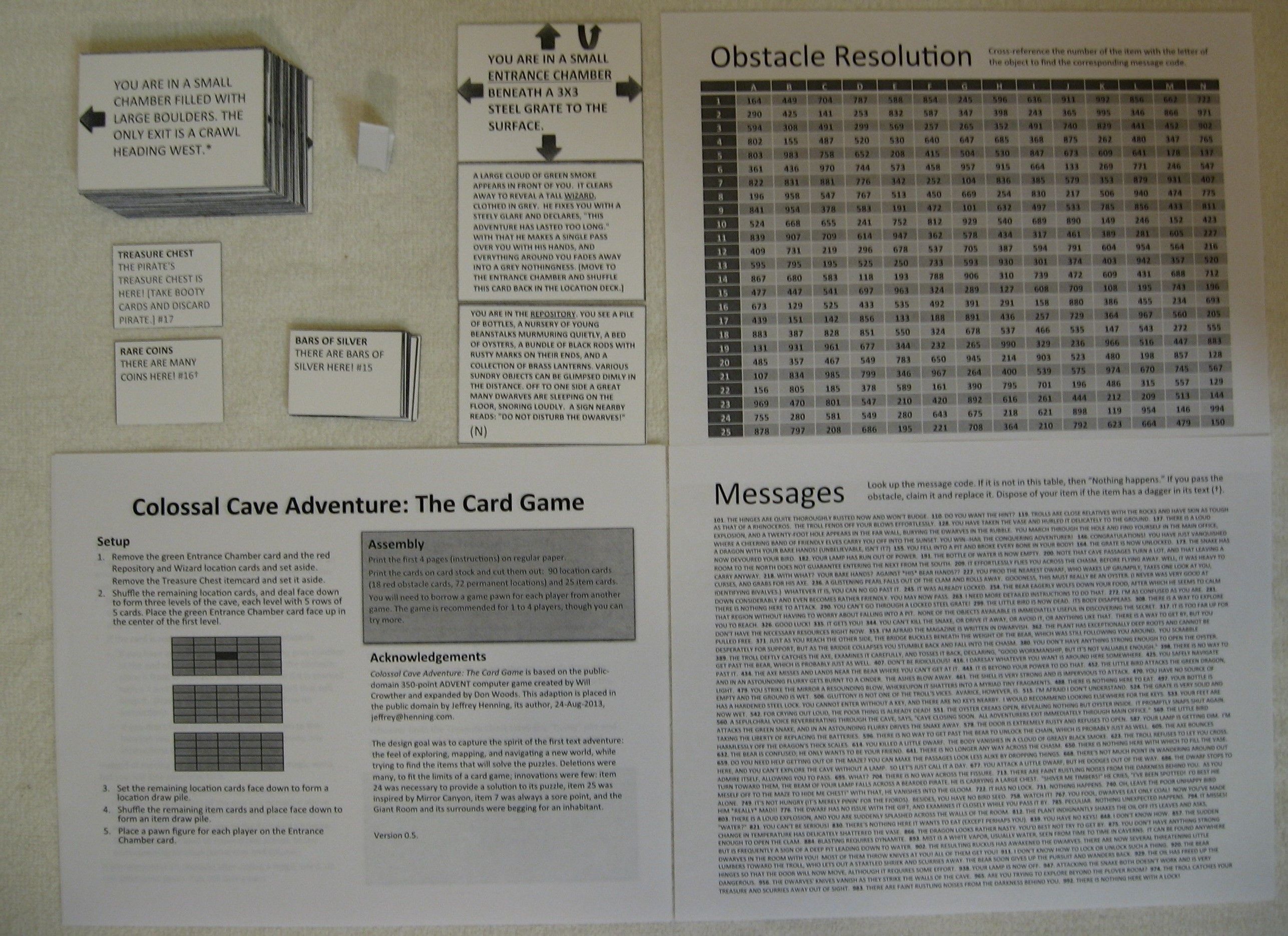 Coperta Colossal Cave Adventure: The Card Game