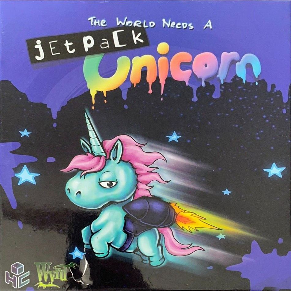 The World Needs a Jetpack Unicorn doboz