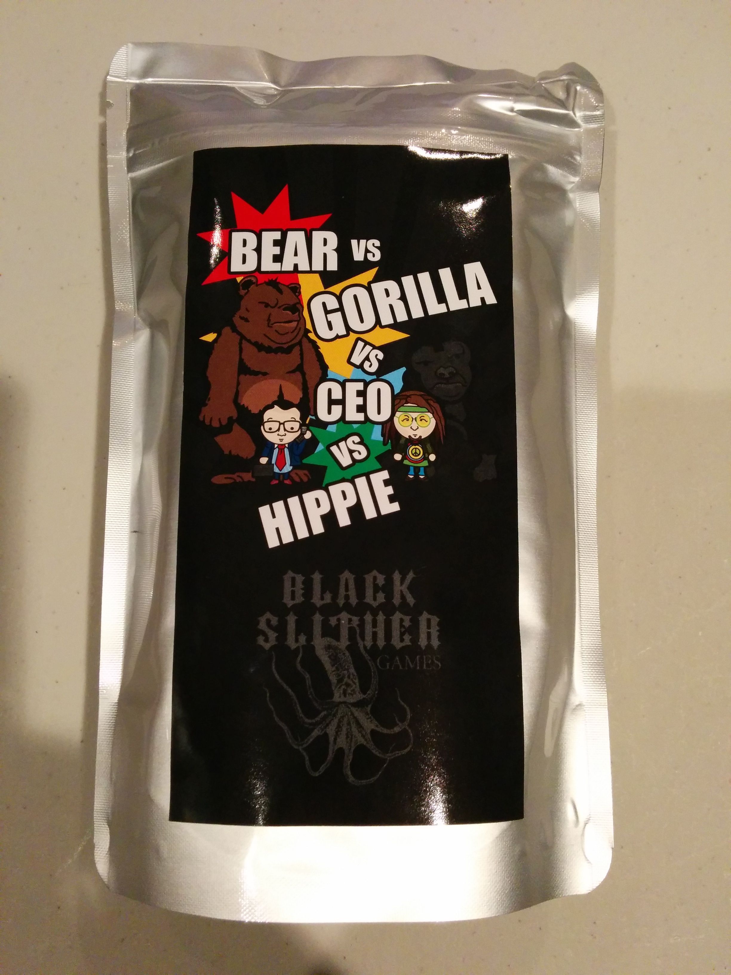 Bear vs Gorilla vs CEO vs Hippie box art